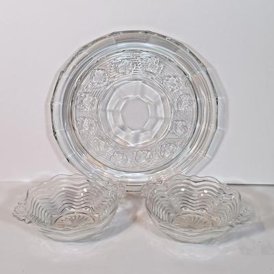 LOT 92B: Space Age Milano Lucite Cheese Tray, Victoria Cast Iron Tortilla Press, Pyrex Juice Carafe & More