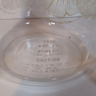 LOT 92B: Space Age Milano Lucite Cheese Tray, Victoria Cast Iron Tortilla Press, Pyrex Juice Carafe & More