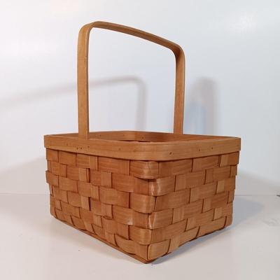 LOT 93B: Vintage California Pottery Serving Dish, Papermaché Fruit and Veggies, Cookbook Stand & Basket