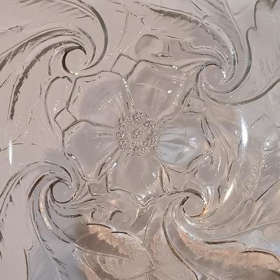LOT 94B: Andrea by Sadek Casserole Dishes, Indiana Glass Hobnail Plates, Indiana Glass Wild Rose Pattern Plates & More