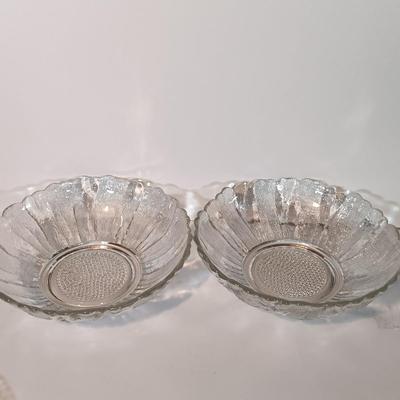 LOT 94B: Andrea by Sadek Casserole Dishes, Indiana Glass Hobnail Plates, Indiana Glass Wild Rose Pattern Plates & More