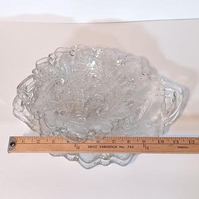 LOT 94B: Andrea by Sadek Casserole Dishes, Indiana Glass Hobnail Plates, Indiana Glass Wild Rose Pattern Plates & More