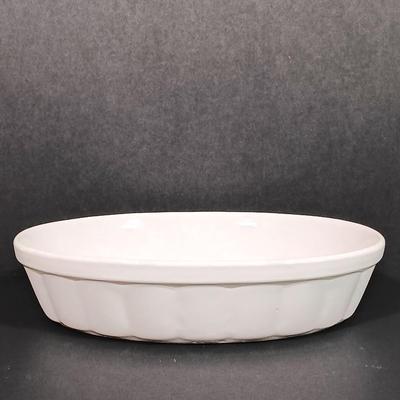LOT 206K: Set of White Dishes - Le Creuset, Mikasa, Pfaltzgraff & More