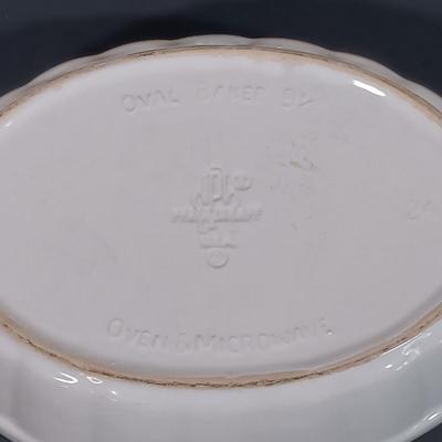 LOT 206K: Set of White Dishes - Le Creuset, Mikasa, Pfaltzgraff & More