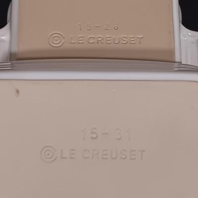 LOT 206K: Set of White Dishes - Le Creuset, Mikasa, Pfaltzgraff & More