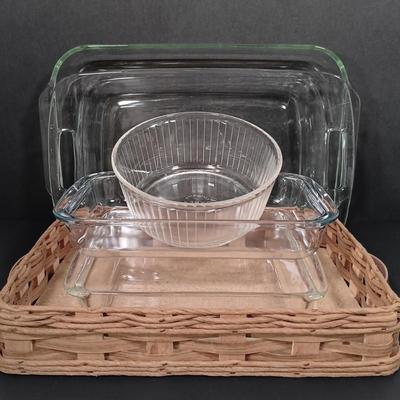 LOT 209: Collection of Pyrex and Marinex Dishes