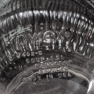 LOT 210K: Pyrex Stacking Mixing Bowls, Farberware Sheet Pan, Wilton Loaf Pan & More