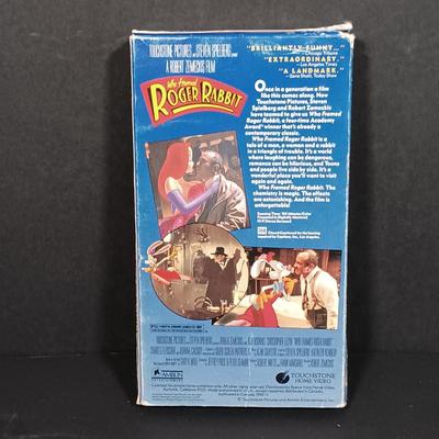 LOT 215L: Vintage Howard Stern VHS Tapes with Who Framed Roger Rabbit VHS