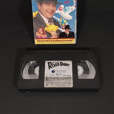 LOT 215L: Vintage Howard Stern VHS Tapes with Who Framed Roger Rabbit VHS
