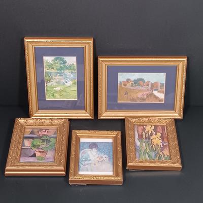 LOT 216L: Collection of Small Framed Art Prints