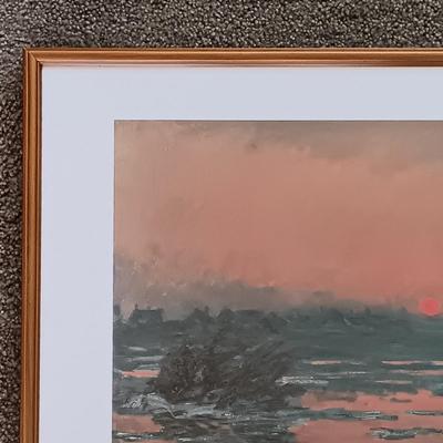 LOT 217L: Framed Print of Claude Monet's Sunset on the Seine from The Phillips Collection