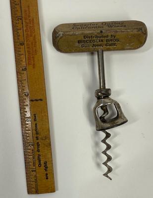 Sale Photo Thumbnail #612: In fair to good vintage condition. Handle shows some wear and there is a little bit of rust on metal.