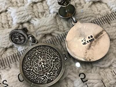 Aztec 925 Silver earrings