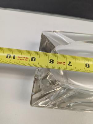 Vintage Mid Century Modern Classic Clear Glass Ashtrays Square/Rectangle