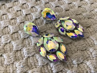Rhinestone Statement Earrings