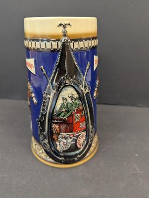 Vintage Anheuser-Busch Budweiser Clydesdale Beer Steins #5 & #6