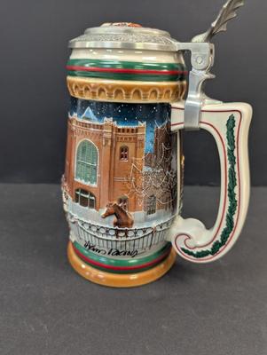 1997 Budweiser Holiday Stein "Home For The Holidays" 14158