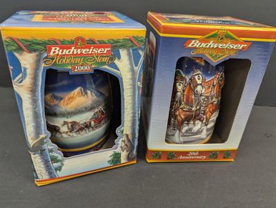 Budweiser Beer Steins #3 & #4