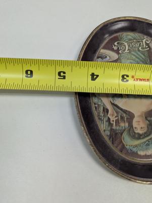 Vintage Pepsi Cola Oval Tin Tray Decor Victorian Lady Drinking Signs #2
