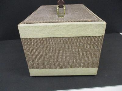 Vintage Wooden Sewing Box