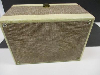 Vintage Wooden Sewing Box