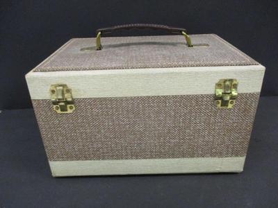 Vintage Wooden Sewing Box