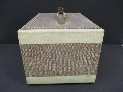 Vintage Wooden Sewing Box