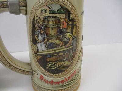 Handcrafted Anheuser Busch "A" Series 20713 LE Stein & "F" Series 04647 LE Stein #8