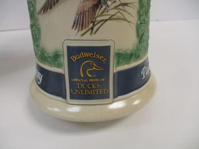 Handcrafted Anheuser Busch Endangered Species Stein 50276 Bald Eagle 1989 & Waterfowl Flyway Series Ducks Unlimited 06319 #10