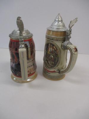Handcrafted Anheuser Busch Collectors Club 1999 Membership Stein 23797 & "A" Series 13513 LE Stein #11
