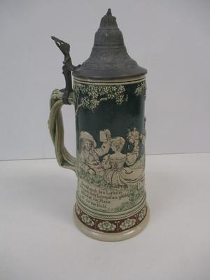 Vintage Albert Jacob Thewalt Beer Stein Germany 1897 - 1998 #12