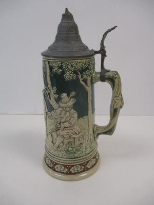 Vintage Albert Jacob Thewalt Beer Stein Germany 1897 - 1998 #12