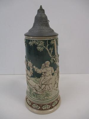 Vintage Albert Jacob Thewalt Beer Stein Germany 1897 - 1998 #12