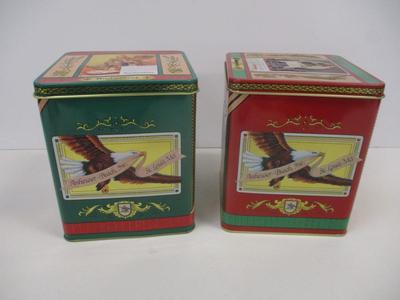 Handcrafted Anheuser Busch Tin Bud Historic "Real Harmony" Advertising Series Stein & Tin Second In Series 04740 &...