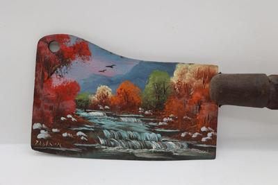 Vintage Oil Landscape Painting by Mark Nelson
