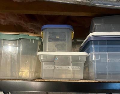 Large Collection of Plastic Storage Containers (SRB-MG)