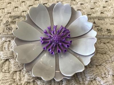Vintage Large Pastel Brooch