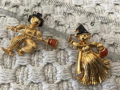 Vintage 1980 Scarecrow set Fall Is on its Way Avon