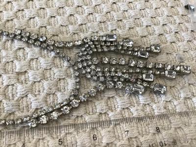 Vintage Clear Rhinestone Statement