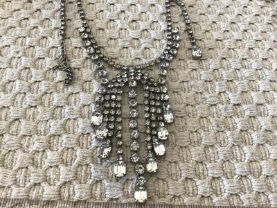 Vintage Clear Rhinestone Statement