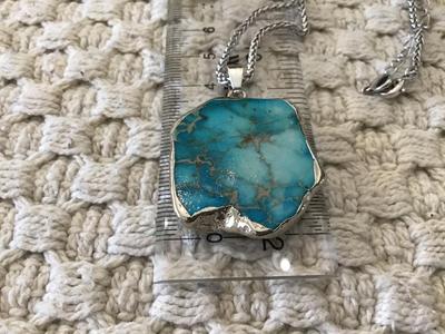 Stone Type Silver embellishment Necklace