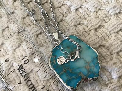Stone Type Silver embellishment Necklace