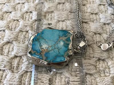Stone Type Silver embellishment Necklace