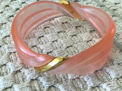 Frosted Pink Vintage Cuff