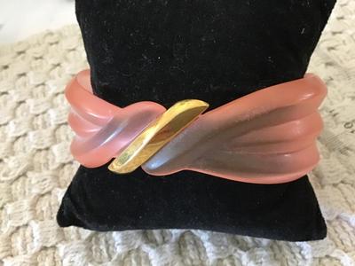 Frosted Pink Vintage Cuff