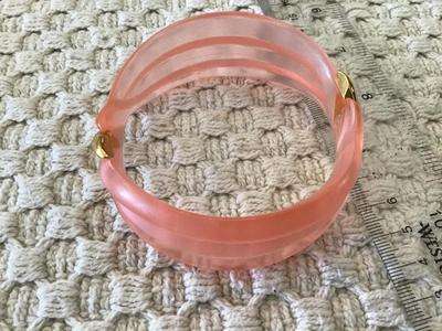 Frosted Pink Vintage Cuff