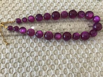 Vintage Joan Rivers moon Glow Purple