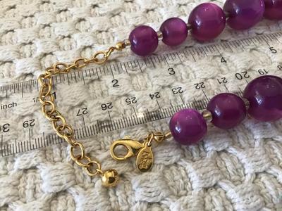 Vintage Joan Rivers moon Glow Purple