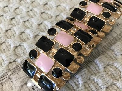Pink Black Fashion Bracelet