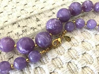 Amethyst Lucite Joan Rivers Signed